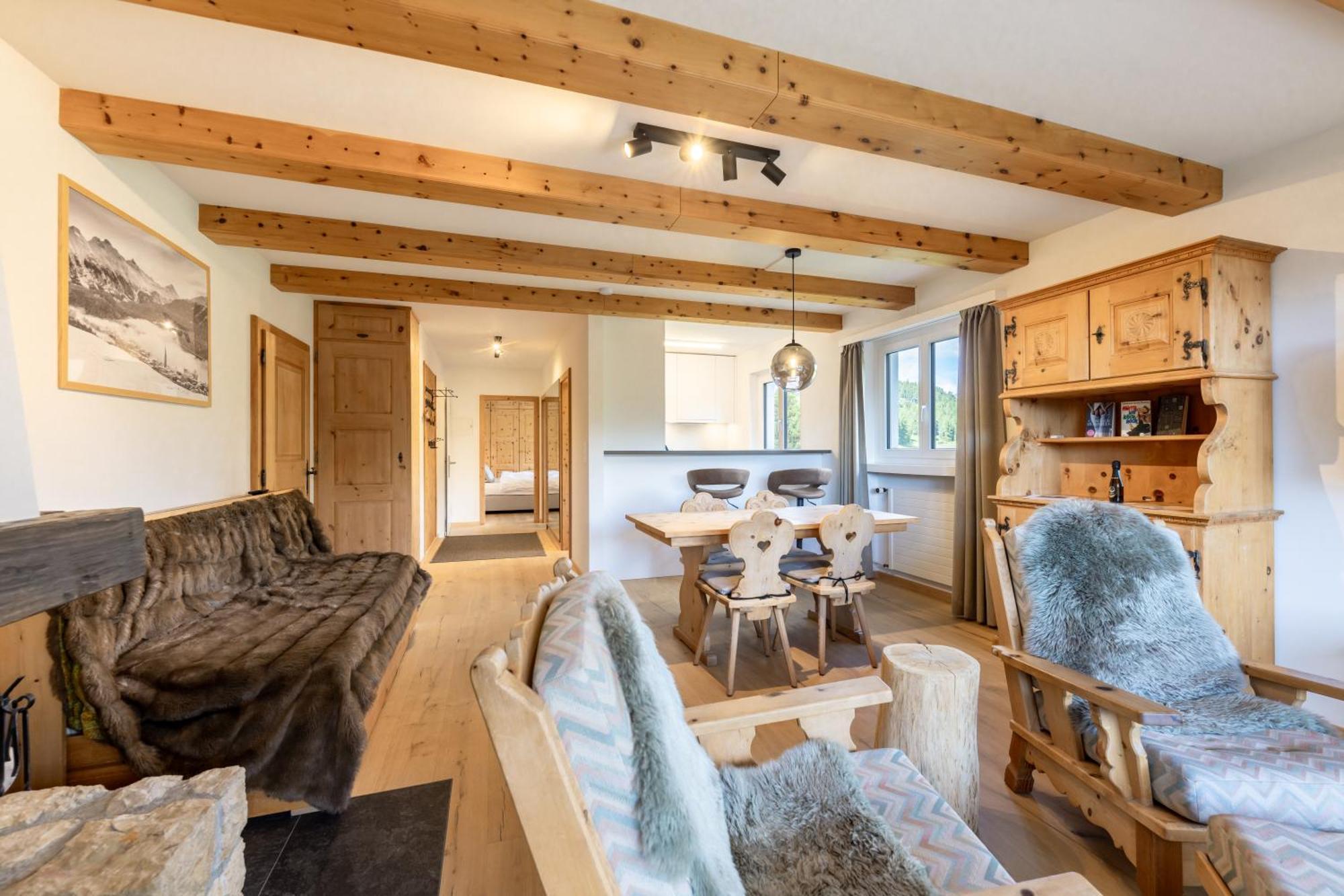 Cosy Apartment Facing Piz Rosatsch サンモリッツ エクステリア 写真